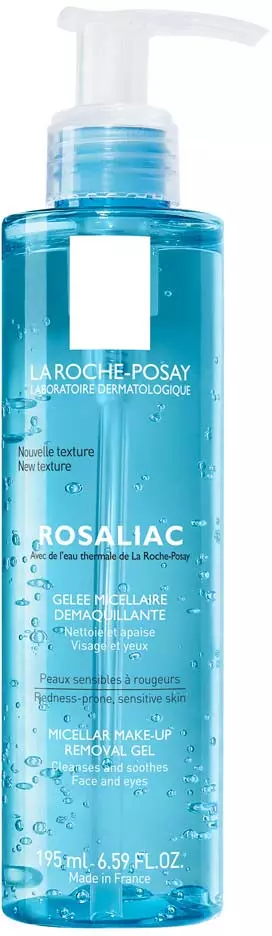 Products for dry and sensitive skin. Picture includes a cleanser.