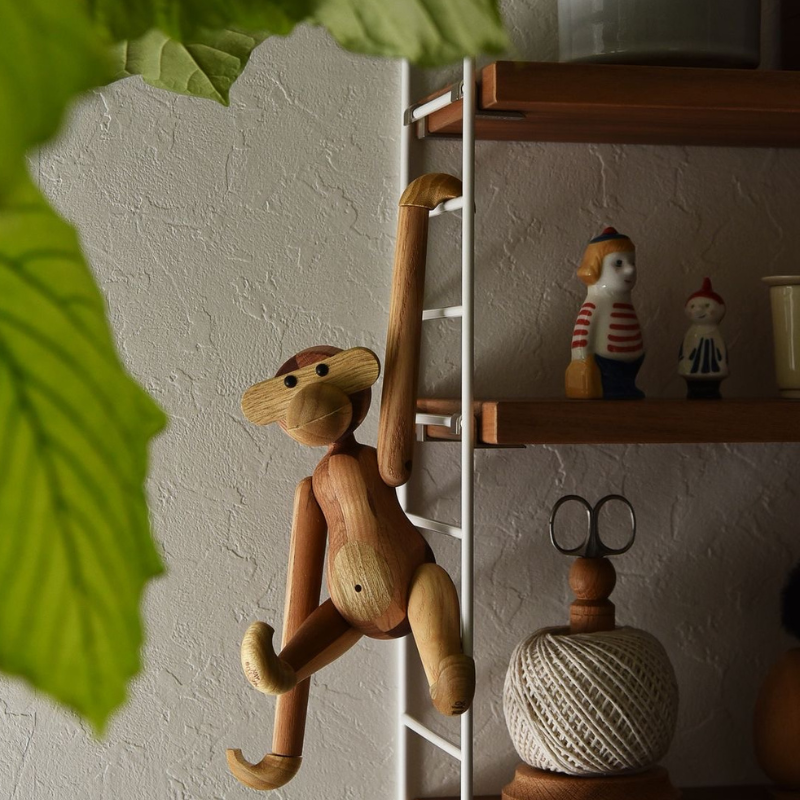 Klassisk Kay Bojesen-apa i trä, en tidlös designklassiker
